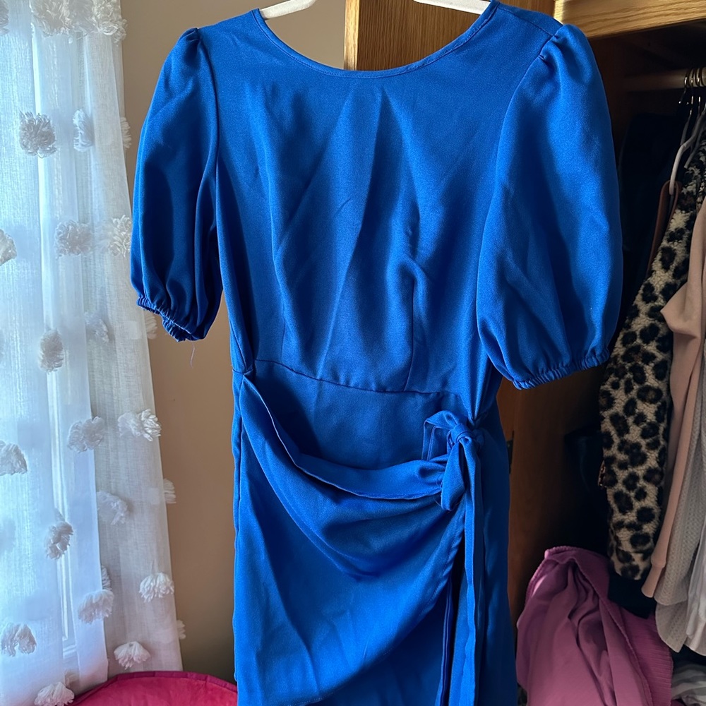 Royal blue dress